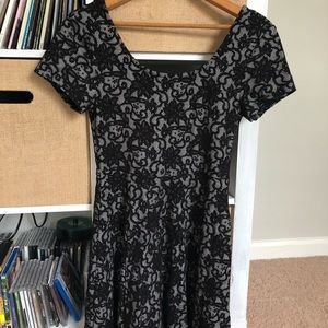 Black Printed Dress